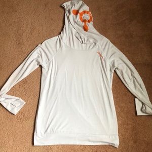White orangetheory light weight hoodie